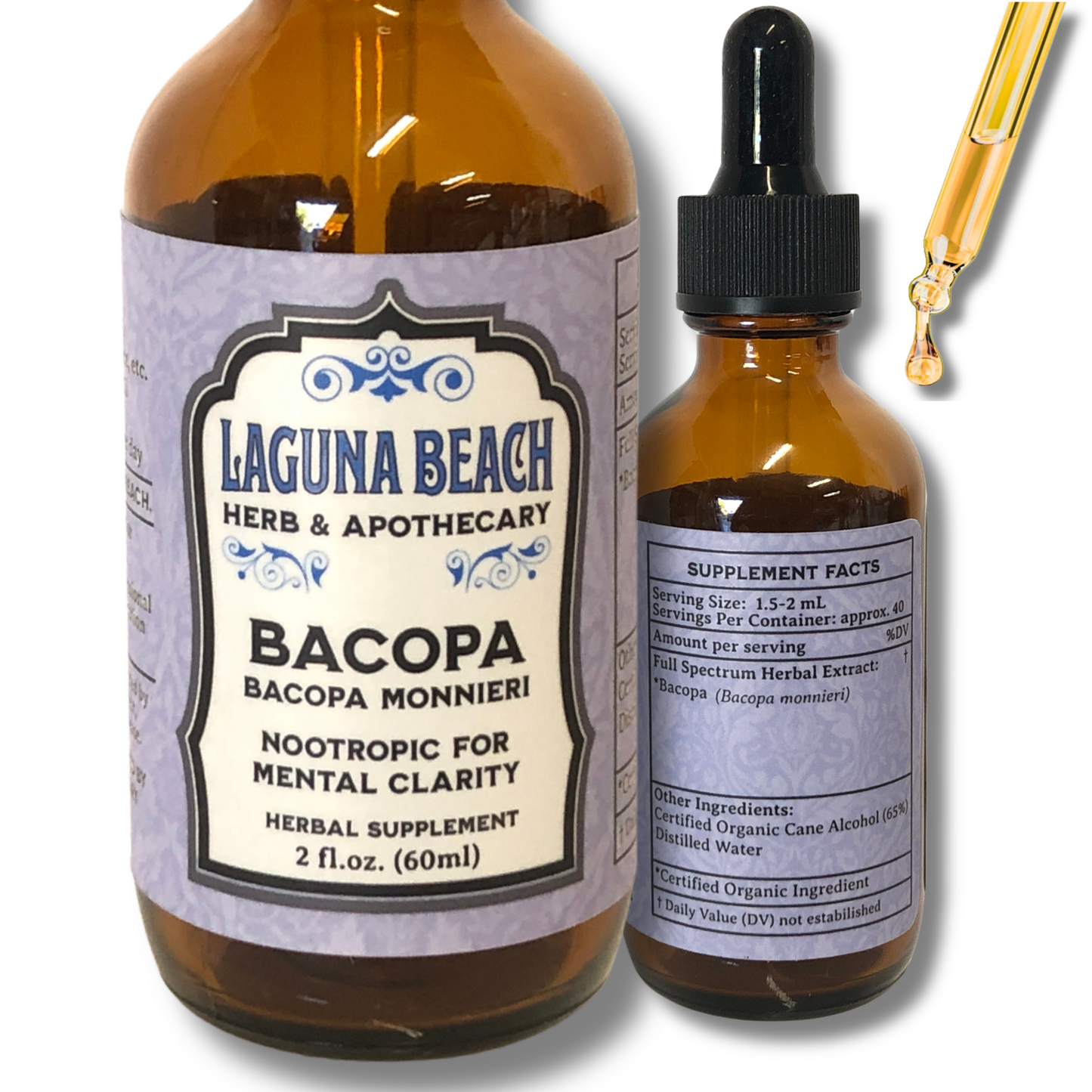 Bacopa Liquid Extract, Organic Tincture, 2 fl. oz.