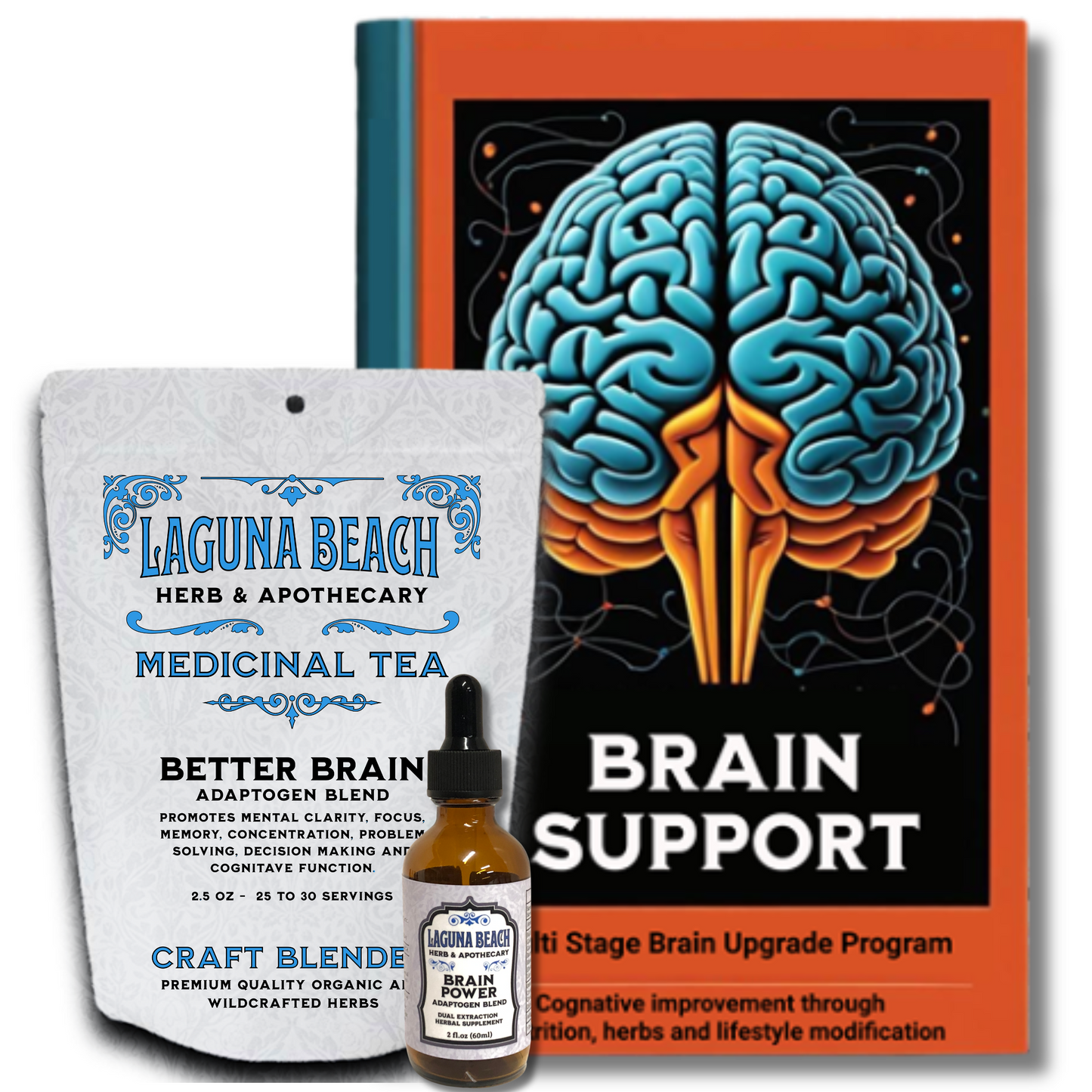 Brain Support Protocol, Multi Stage Brain Upgrade Program, Nootropics, Lifestyle, Nutrition.