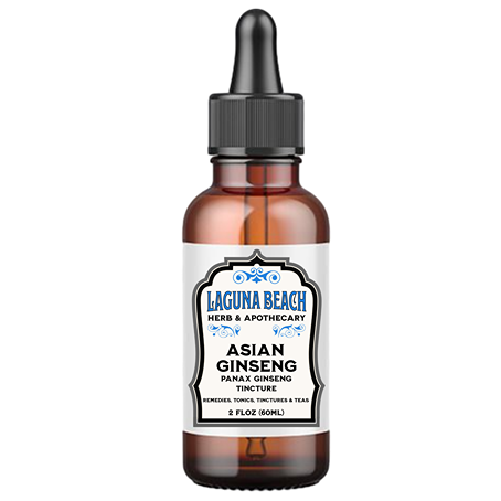 Asian Ginseng Liquid Extract - Panax ginseng - 2 fl oz.