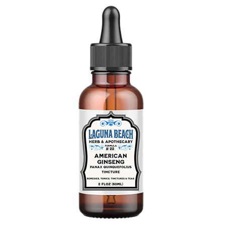 American Ginseng Liquid Extract- Panax quinquefolius - 2 fl oz