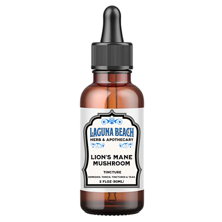 Lion's Mane Mushroom Liquid Extract - Hericium erinaceus - 2 fl oz.