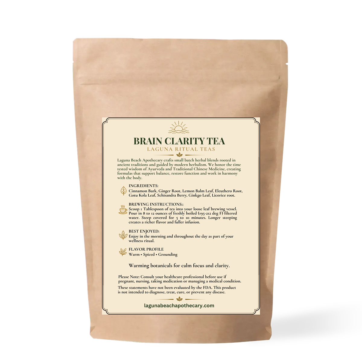 Brain Clarity Tea — Warm Spice Blend