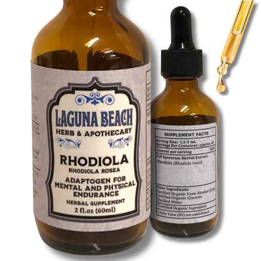 Rhodiola Liquid Extract, Organic Rhodiola Root Tincture (Rhodiola Rosea)