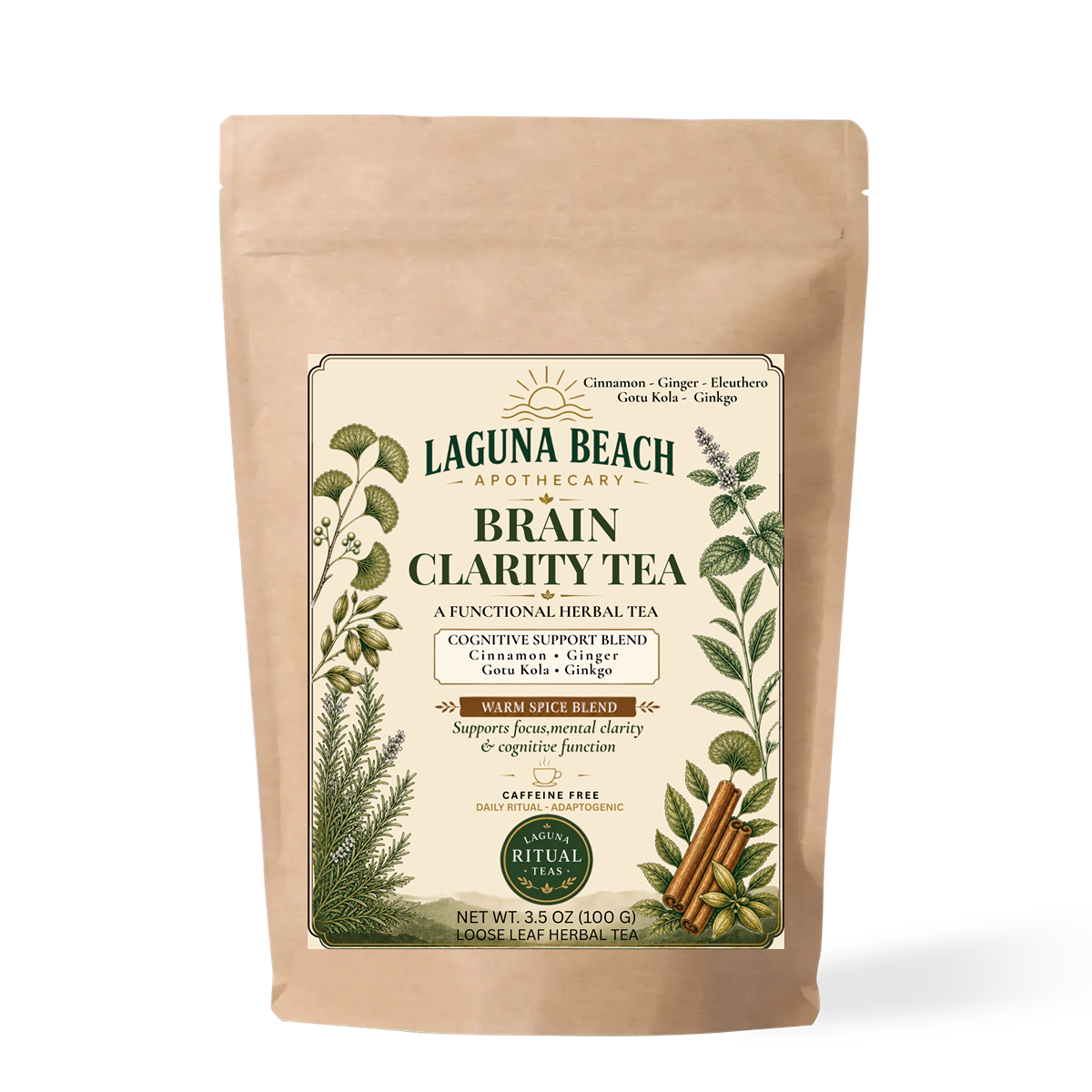 Brain Clarity Tea — Warm Spice Blend